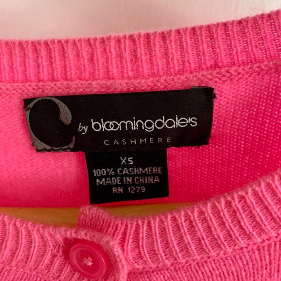 C by Bloomingdale's 100% cashmere cardigan - Picture 2 of 2